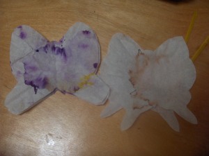 Butterfly cutouts